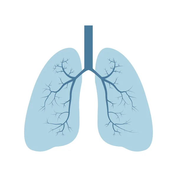 Longensymbool Longkanker Astma Tuberculose Longontsteking Wereldtuberculosedag Wereldlongontsteking Dag Gezondheidszorg — Stockvector