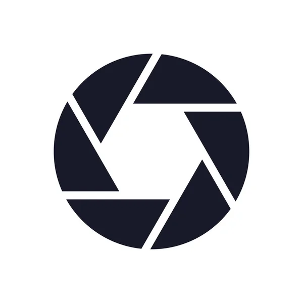 Modèle Icône Logo Photographie Appareil Photo Pixel Logo Caméra Art — Image vectorielle