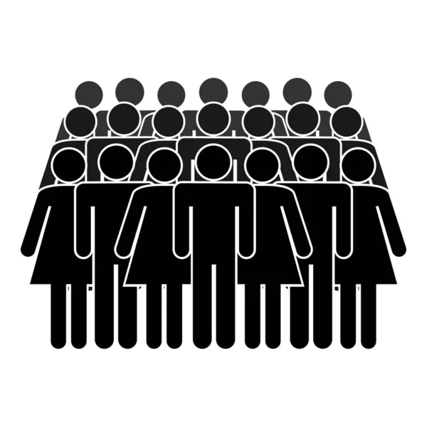 Des Hommes Affaires Unis Une Équipe Entreprise Métaphore Leadership Illustration — Image vectorielle
