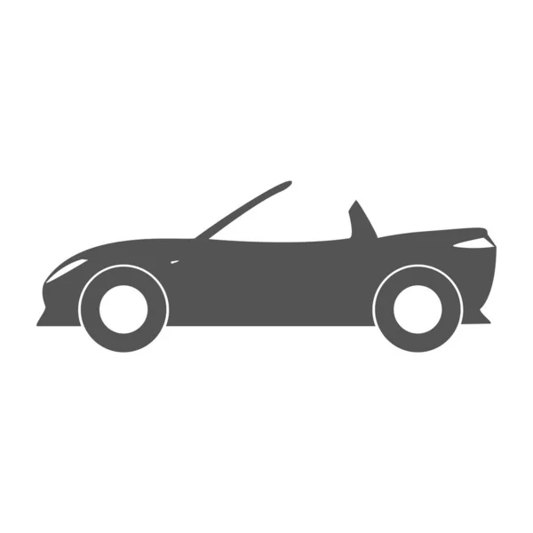 Icona Auto Stile Flat Trendy Illustrazione Vettoriale Simbolo Trasporto Isolato — Vettoriale Stock