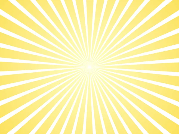 Sluneční Světlo Abstraktní Žluté Pozadí Retro Jasné Pozadí Vektorovou Ilustrací — Stockový vektor