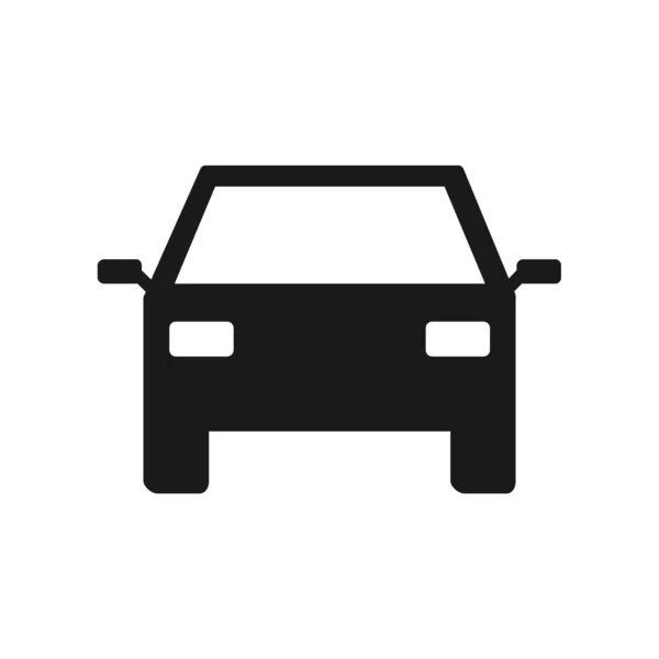 Ikon Vektor Mobil Ilustrasi Datar Otomatis Diisolasi Pada Warna Putih - Stok Vektor