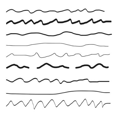 Çapraz kapaklı kalem fırça çizgileri, kalem desenli vuruşlar. Yazı kalemi kenarları. Çizim altı çizili. 