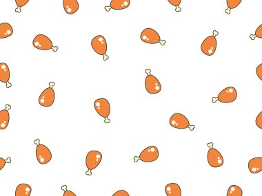 Kızarmış kızarmış tavuğun pürüzsüz arka planı.. 