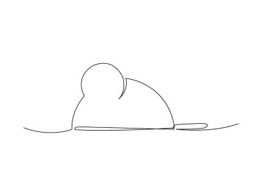 Beyaz arkaplanda izole edilmiş hisse senedi vektör çizimi aralıksız fare çizgisi