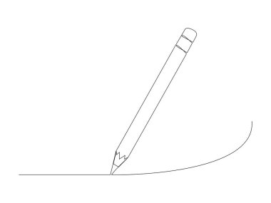 Beyaz arkaplanda izole edilmiş hisse senedi vektör illüstrasyonunu çizmeye devam et