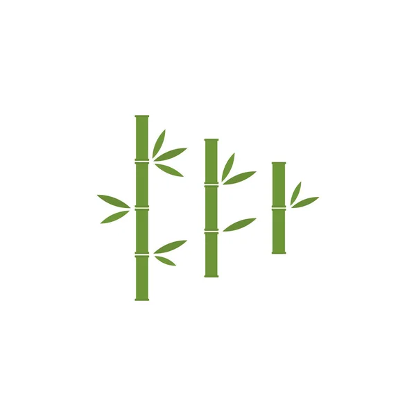Brunches Bambu Ilustração Estoque Vetorial Isolado Branco — Vetor de Stock