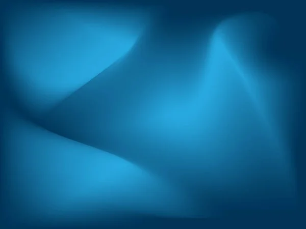 Ilustración Abstracta Del Vector Fondo Azul Con Ondas Luz — Vector de stock