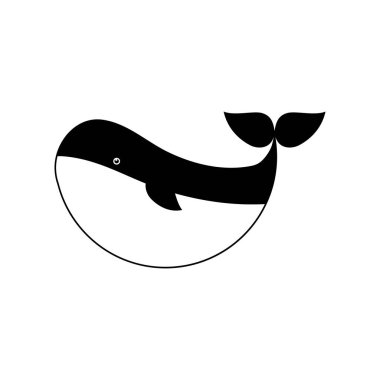 Beyaz arkaplanda izole edilmiş şirin vektör illüstrasyonu