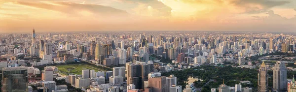 Vue du poit de Bangkok depuis la tour Mahanakorn — Photo