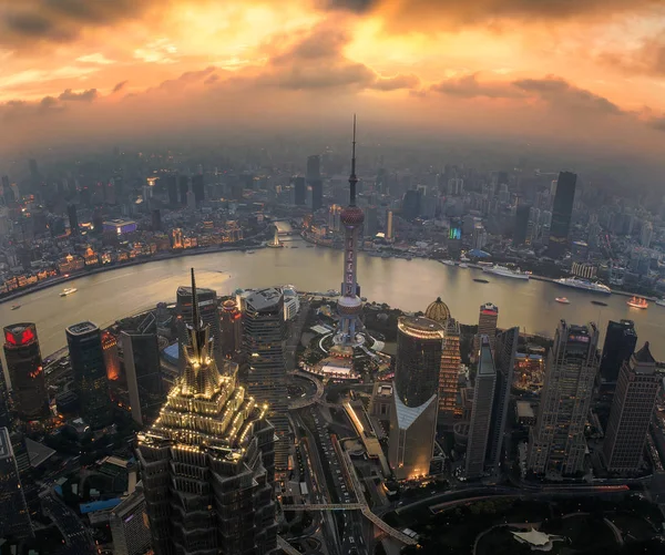 Shanghai, Kína városkép — Stock Fotó