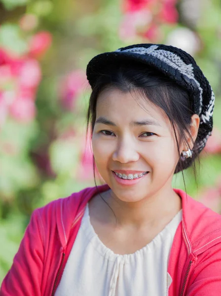 Gesicht der schönen asiatischen Frau — Stockfoto