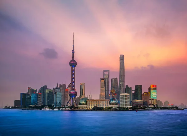 Shanghai, Kína-City Skyline — Stock Fotó