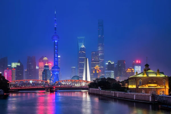 Szép éjszakát shanghai — Stock Fotó