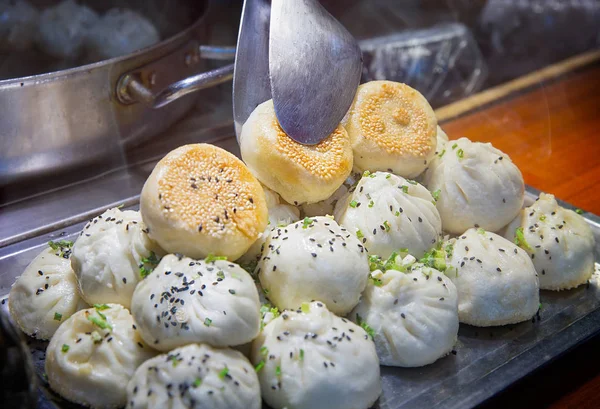 Shanghai - Dumpling, gorący jedzenie — Zdjęcie stockowe