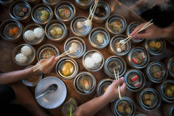 Dim sum breakfast — Stock Photo, Image