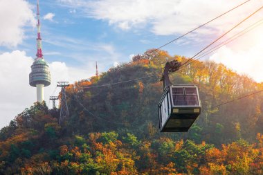 Teleferik Seul N Kulesi 