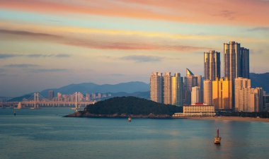 Busan haeundae beach