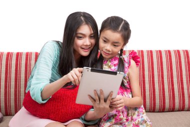 Öğretmen ve ger öğrenci tablet ve wifi neternet birbirine kullanın 