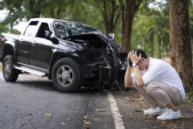 Man wait for insurance call center 