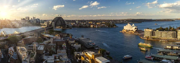 Punto de vista del puerto de Sydney — Foto de Stock