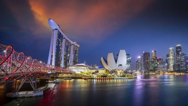 Міський пейзаж Сінгапуру — стокове фото