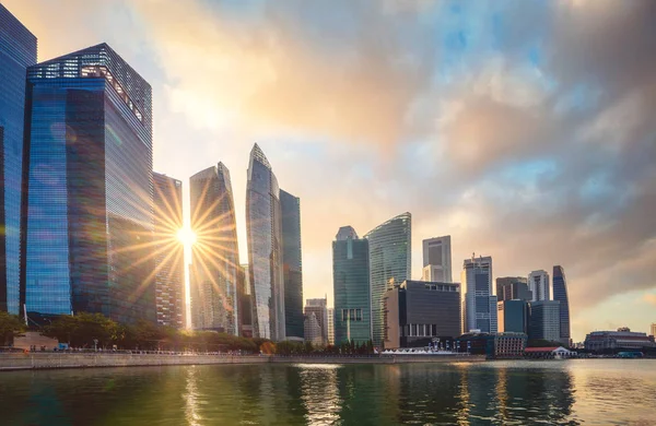 Skyline van singapore — Stockfoto