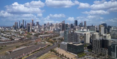 Melbourne Star 'ın ulaşım kabini Docklands, Melbourne, Avustralya' da bir gözlem teknesi ve turistik eğlence merkezi.