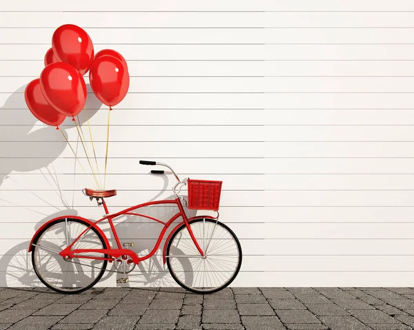 Modello su poster e tela in vintage hipster loft sfondo interno con bicicletta — Foto Stock