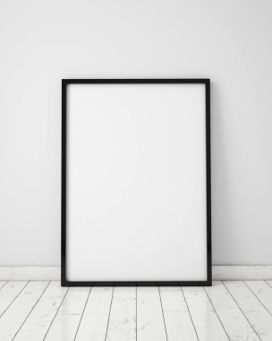 poster çerçevesi içinde yenilikçi iç geçmiş, İskandinav tarzı kadar alay