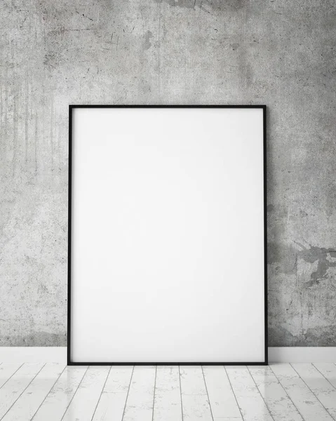 poster çerçevesi hipster iç arka plan, İskandinav tarzı, 3d render kadar alay