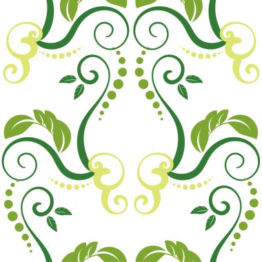 Sorunsuz soyut çiçek desenli, mandala desen