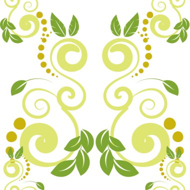 Sorunsuz soyut çiçek desenli, mandala desen