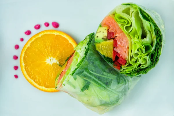 füme somon roll
