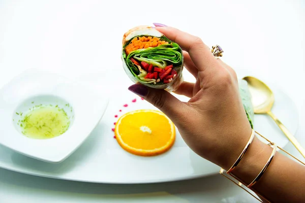 füme somon roll