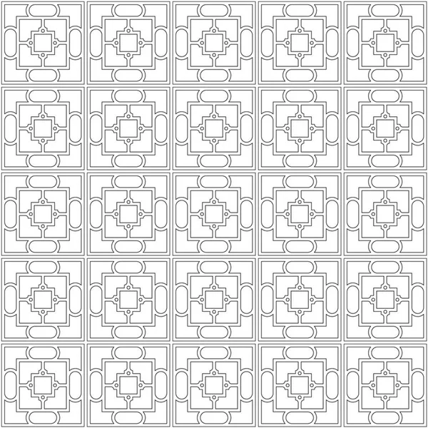 Moderne stijlvolle textuur. Herhalende geometrische tegels met grote plein — Stockvector