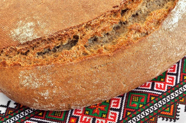 Pane di segale tradizionale ucraino — Foto Stock