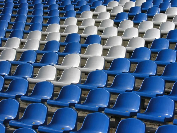Assentos no estádio — Fotografia de Stock
