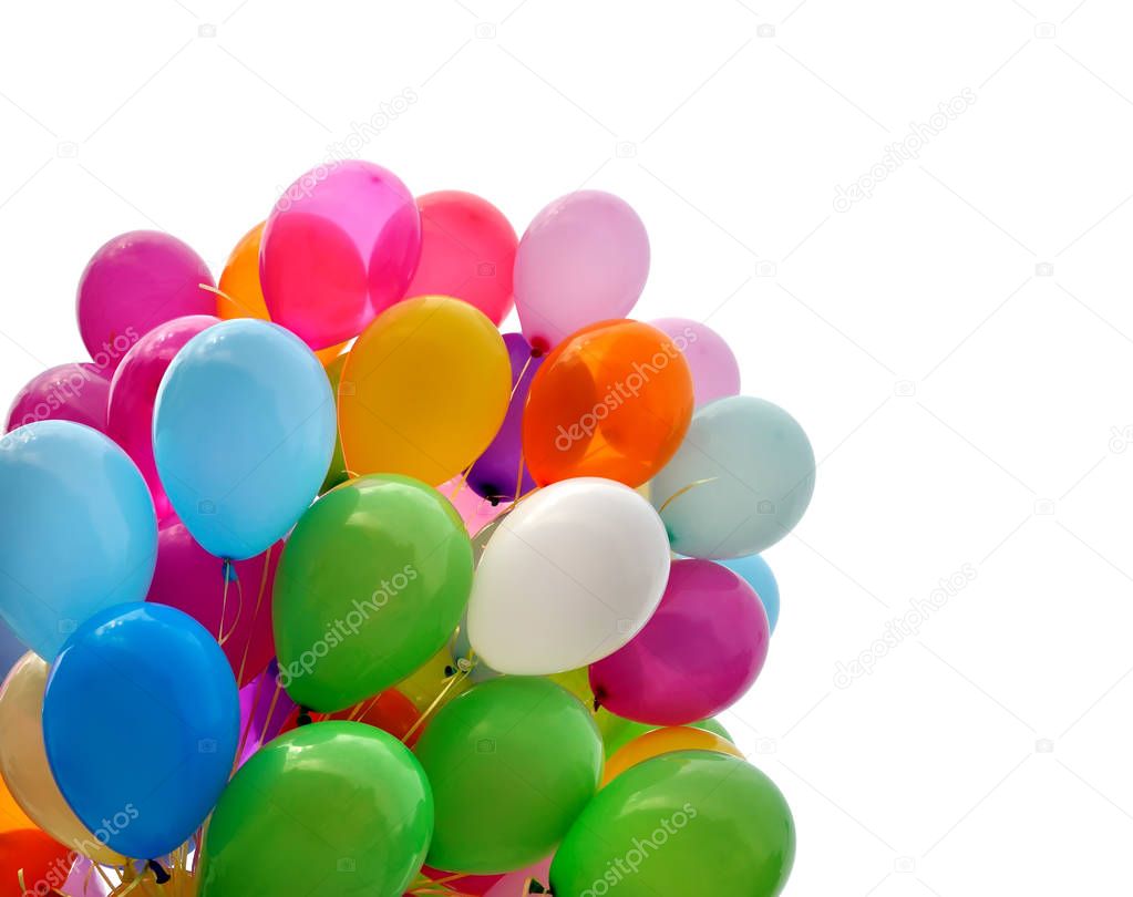 multicolored balloons