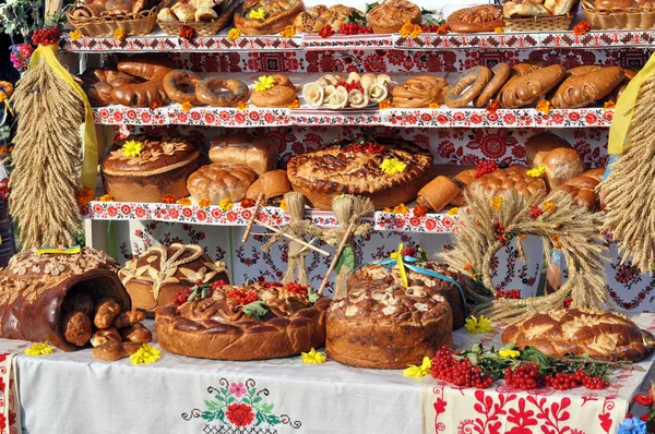 Традиційними українськими хлібопекарськими свято десерт харчування — стокове фото