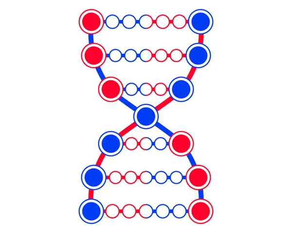 Logo Dna Zdravotní Střediska Biotechnologie — Stockový vektor