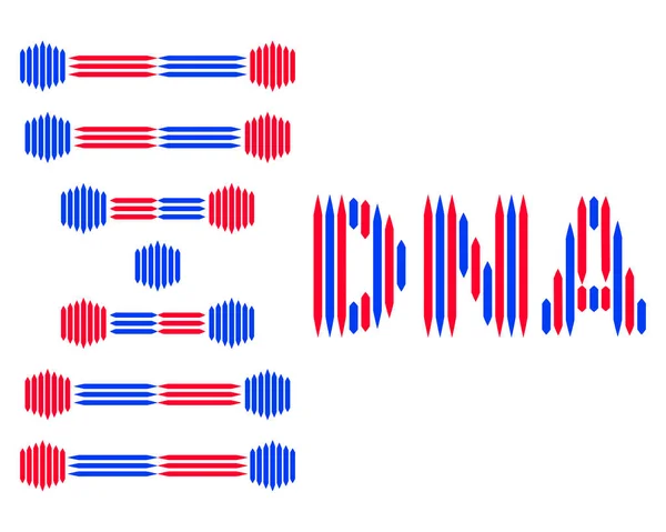 Logo Dna Zdravotní Střediska Biotechnologie — Stockový vektor