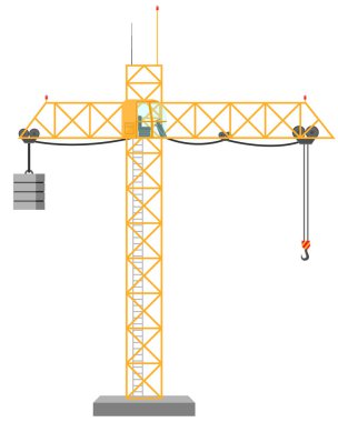 Turna. Serin, büyük, yeni bir inşaat ekipmanı tasarladım..