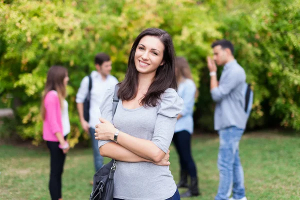 Smiling student portrait — Stock Photo, Image