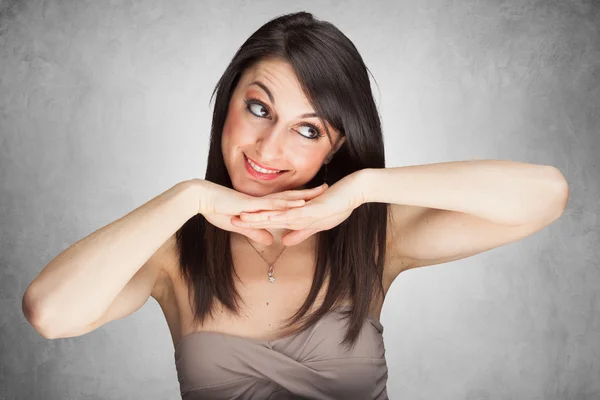 Smiling woman portrait — Stock Photo, Image