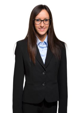 Beyaz güzel iş kadını