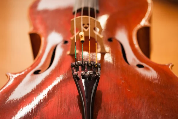 Close up of violin detail — Stock Photo, Image