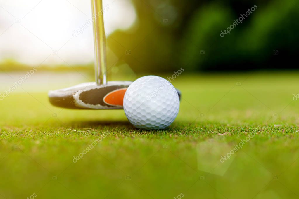 Golf equipment, golf ball and stick