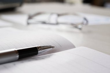 Kalem, bir boş gündem sayfa