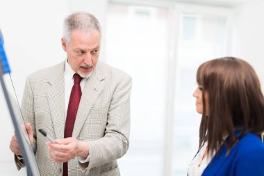 üst düzey işadamı işkadını için açıklayan